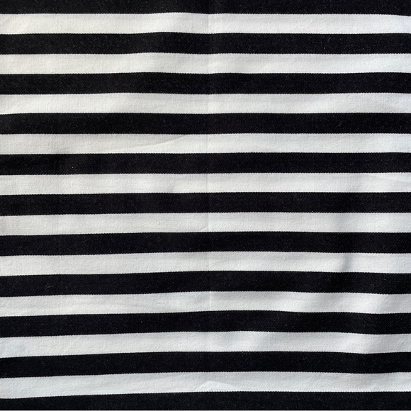 Accent Pillow Cover - Black & White Graphic Stripe - Picture 3 of 5